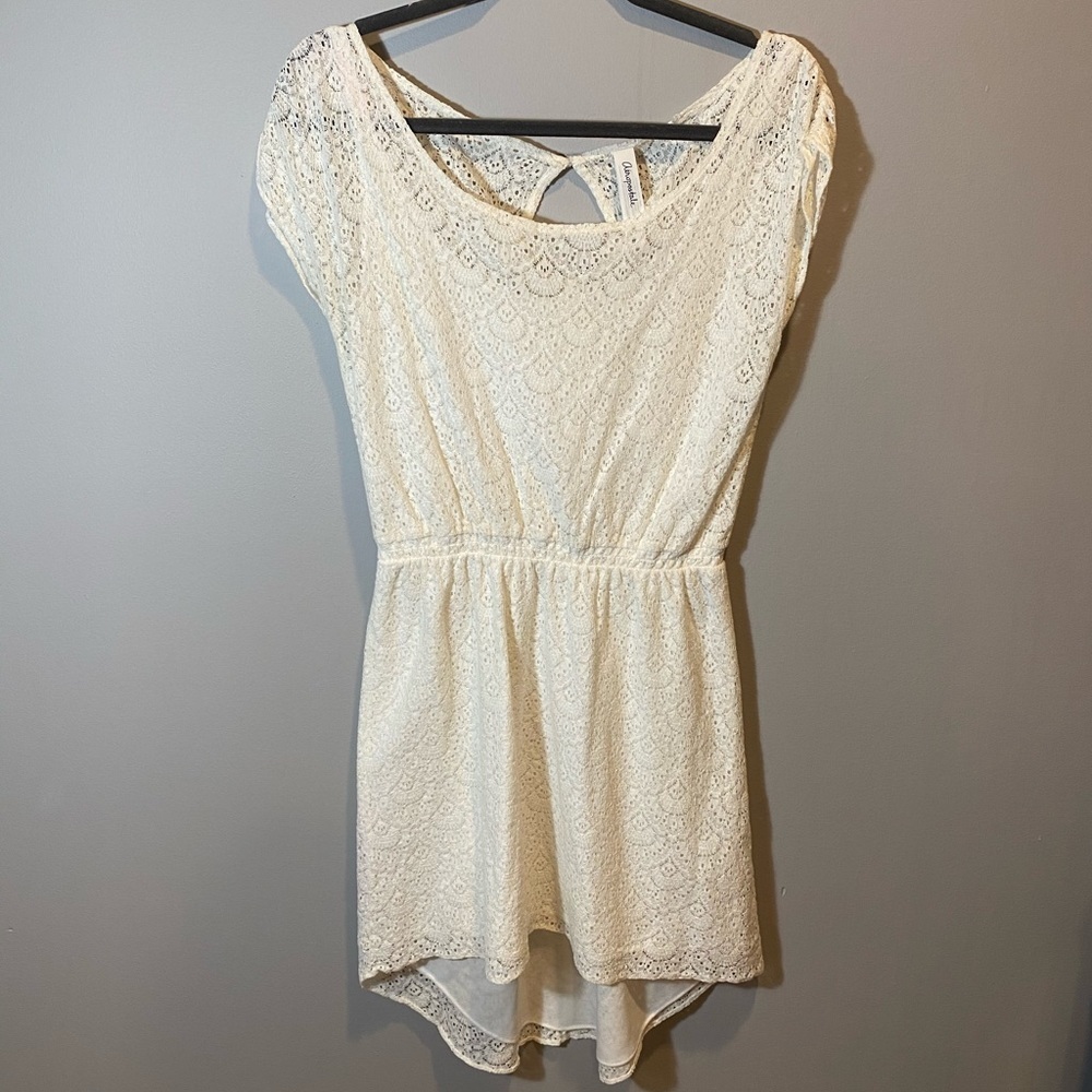 Aeropostale White Lace Dress